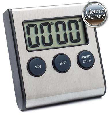 China Magnetic Digital Kitchen Timer With Clock Alarm Cooking Large Display Kitchen Timer for sale