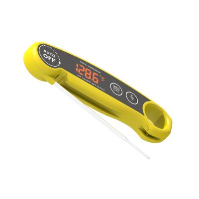China Folding Digital Food Thermometer For Oil Kitchen Probe Bbq Candy LED Display for sale
