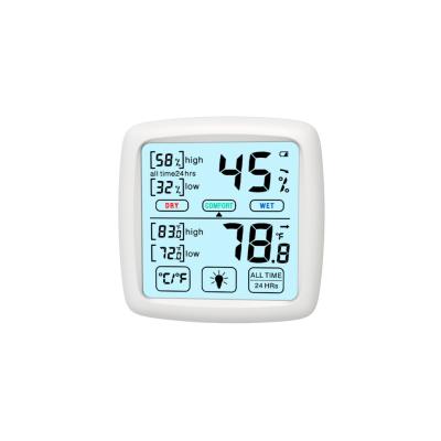 China Digital Wireless Hygrometer Indoor Outdoor Thermometer Manual Battery Holder for sale