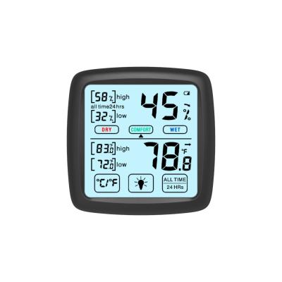 中国 定温器24hのための屋内部屋のデジタル体温計の湿度計の湿気のゲージ 販売のため