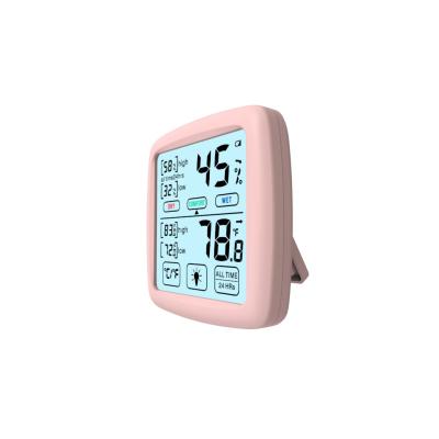 中国 小型Lcd摂氏デジタル体温計の湿度計の温度の湿気のメートルのゲージ 販売のため