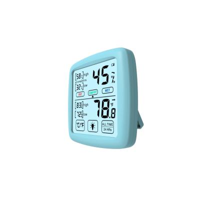 China Verificador do medidor de Mini Digital Electronic Temperature Humidity com sensor do alarme à venda