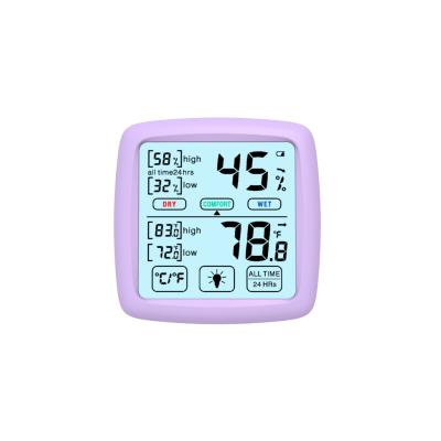 中国 Lcd屋内シガーの保湿箱の湿気のゲージのための小さいデジタル体温計の湿度計 販売のため