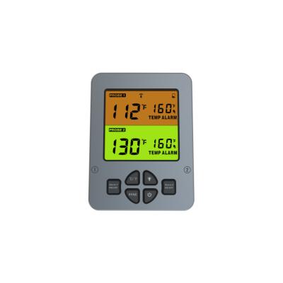 China Dual Probe BBQ Meat Thermometer With Timer Countdown For Smoker Temperature for sale