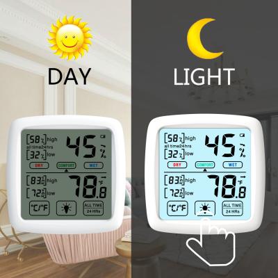 中国 コンボ定温器のための屋内屋外のデジタル体温計の湿度計の湿気のメートル 販売のため
