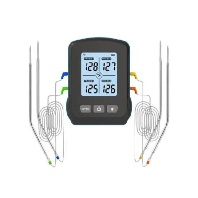 China 4 Probe Digital Meat Thermometer With App Multiple Probes for sale