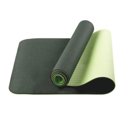 China Eco Firendly TPE Non Slip Yoga Mat Exercise Fitness Mat For Yoga And Pilates for sale