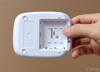 China ABS Injection Molded Housing White Polished For Appliance Electronic Device for sale
