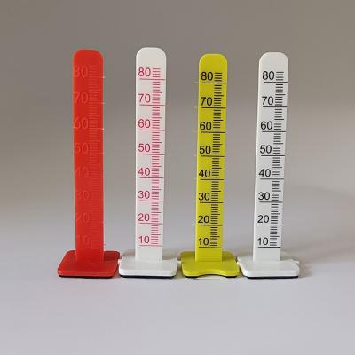 중국 빨간색 에포시 樹脂 자기 평준화 핀 플라스틱 자기 평준화 스크리드 8cm 유연 판매용