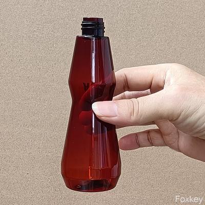 China Botella mini cónica de plástico cintura delgada 3 oz 100 ml forma S cintura delgada impresa en venta