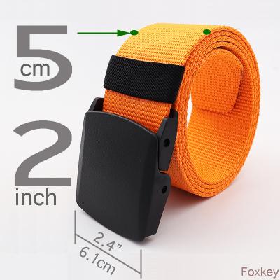 Cina Cintura di cintura personalizzata di grandi dimensioni di plastica 2 pollici 5 cm di larghezza abito auto blocco cintura di cintura in vendita