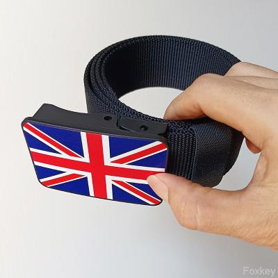 China Infomercial Plastic Buckle Belt With National Flag Printable Midsize for sale