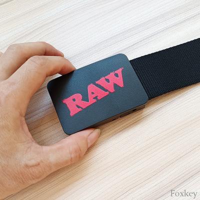 China Cinturão de cintura de nylon ajustável leve com fivela de plástico Imprimir qualquer logotipo à venda