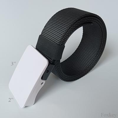Cina Cintura di plastica stampata con cintura bianca personalizzata Crea la tua cintura in vendita