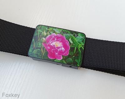 China POM Polyacetal Plástico Cinturão totalmente ajustável Fivela Imprimir Logo Foto à venda