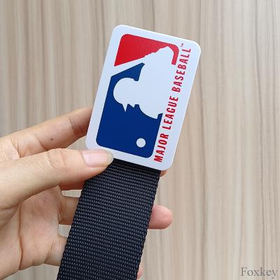 China Plastic Custom Logo Belt Buckles Printing Your Own Photo Full Color for sale