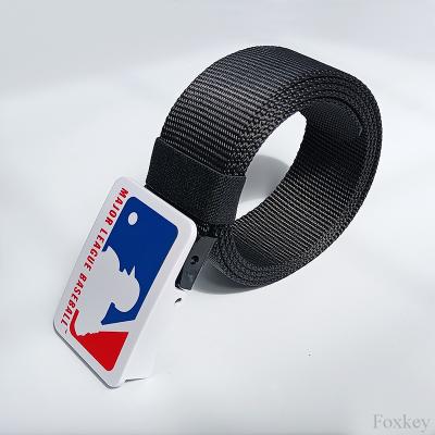 China Creative Print Belt Buckle Plastic Personalized Daily Promotion Buckle Belt à venda