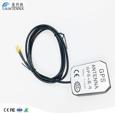China 1575Mhz Vehicle GPS Antenna SMA Active 50Ohm Impedance OEM ODM Available for sale