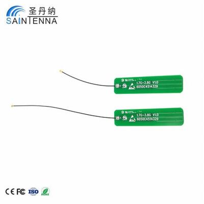 China Propiedades eléctricas de cerámica de la antena 915MHz 868MHz 3dBi del remiendo del PWB del RFID buenas en venta