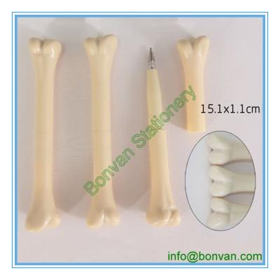 China Wholesale fashion stationery  bone ballpen, bone style pen for sale