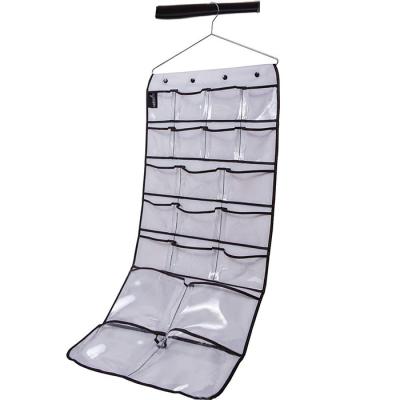 China Large Waterproof Hanging Packing Organizer Closet 42 Pockets over the door vinyl organizer for sale
