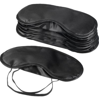 China Polyester Silk Satin Eye Cover For Sleeping Blindfold Mask Shade for sale