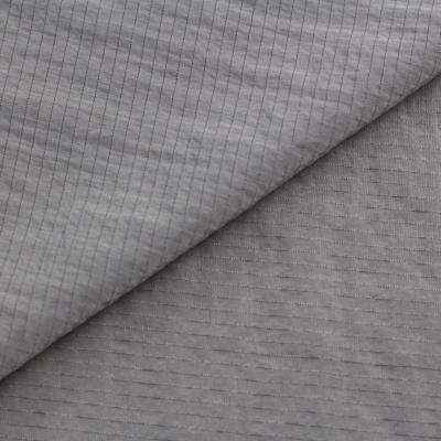 China Stone Island Black Silk Nylon Rip-stop Fabric  YFN4020HGZ-A for sale