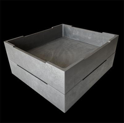 Chine graphite spécial adapté aux besoins du client Sagger de meubles de four et creuset pour le phosphate de fer de lithium et l'électrode d'anode de graphite à vendre