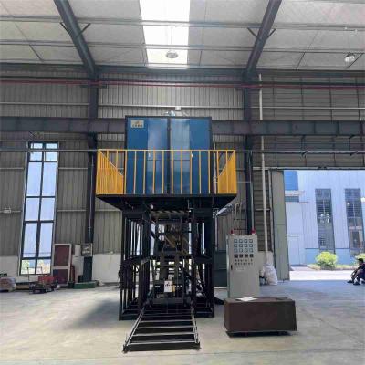 China High Temperature Ceramic Substrates Sintering Elevator Furnace With Waste Gas Incinerator for sale