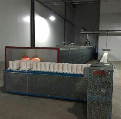 Chine Le four à poussoir de calcination d'alumine a adapté le gaz aux besoins du client continu automatique d'agglomération à vendre