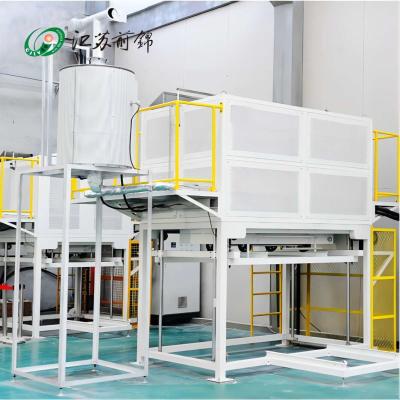 China Programable de cargamento por la base del horno 1700C de la elevación controlado para el tratamiento térmico estructural de la circona del alúmina en venta