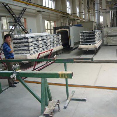 Chine Four économiseur d'énergie du traitement thermique ISO9001 avec le chariot sur le fond pour les pièces mécaniques à vendre