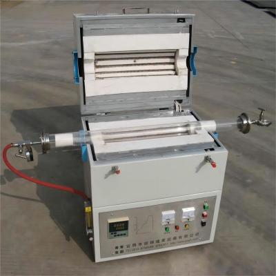 中国 水晶管の熱処理の高温管状の炉1200C PID 販売のため