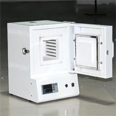 China High Temperature Laboratory Chamber Furnace 1400C Mini S Type Thermocouple Heat Treatment With Silicon Carbon Rod for sale