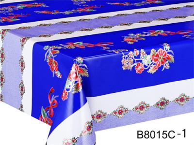 China Outdoor PVC Polyester Table Cloths 450GSM Oilproof Picnic 0.45mm Thickness 20m Roll for sale