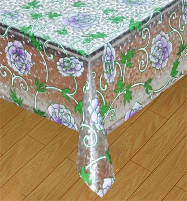 China 180GSM PVC Transparent Dining Room Tablecloth Cover 0.07mm Thickness 137cm for sale