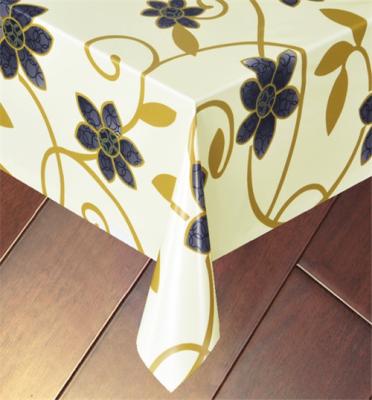 China 0.20mm Thick Custom Printed Table Cloth Oilproof 137cm Length For Dinning Room for sale