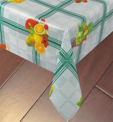 China Digital Printed Table Cloth Thick Plastic Cover 20m Customized Size 200GSM 0.15mm Thick for sale