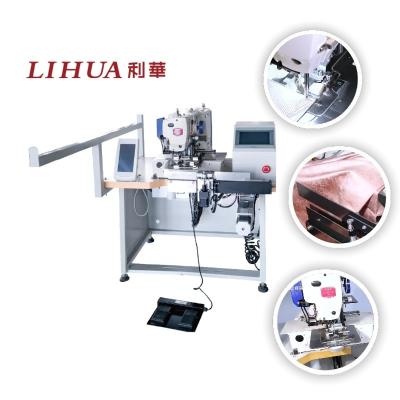 China LH-760 Vorhang herstellungs textile folding machine Curtain Product semi-automatic pleating&sewing machine for sale