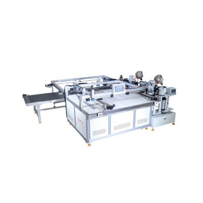 China Lihua high-speed production industrial shower curtain machine Mesin punching otomatis computer fully automatic punching machine for sale