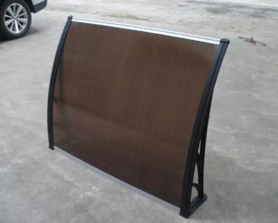 China 600mm Polycarbonate Awning Canopy Window with Plastic Bracket for sale