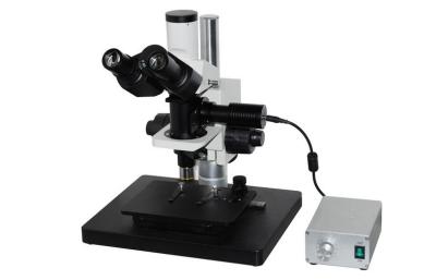 China Microscopio diferenciado 100X del contraste de Trinocular con la iluminación de DIC/LED en venta