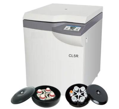 China CL5R Centrífuga de laboratório refrigerada de baixa velocidade 5000 rpm com rotores oscilantes 6x500ml à venda