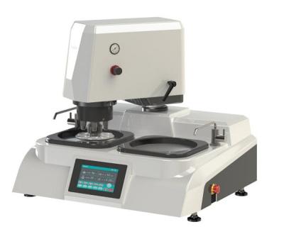 China Double Disc 250mm Stepless Speed Automatic Grinding Polishing Machine Touch Controller for sale