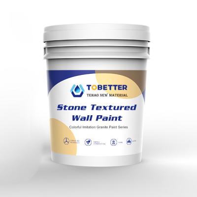 China Garden Exterior Wall Stone Texture Paint Nippon Replace Natural Lacquer for sale