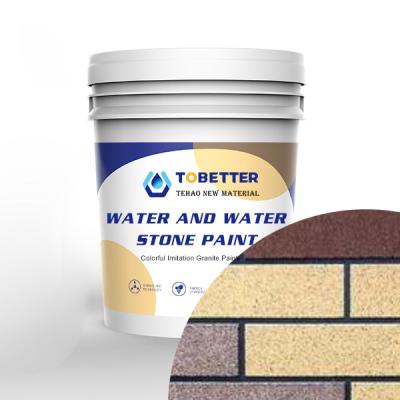 China Acryl-Copolymerfarbe Graue Imitation Granitstein Baustelle Außenfläche zu verkaufen