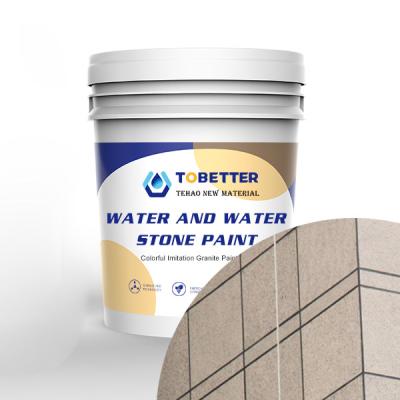 China Building Coating Imitation Stone Paint For Exterior Walls Similar To Nippon Construction Base Multicolor for sale