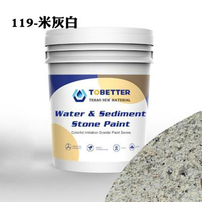 China 119 Building Coating Natural Imitation Stone Paint Concrete Wall Paint Outdoor Texture for sale