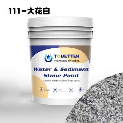 Китай 111 Имитация каменной краски Строительное покрытие Натуральная бетонная краска для стен Внешняя текстура продается