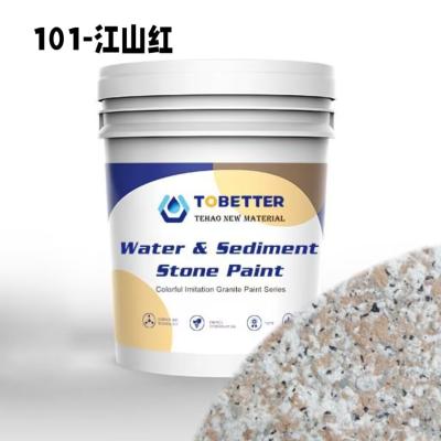 China 101 Building Coating Natural Imitation Stone Paint Concrete Wall Paint Outdoor Texture en venta